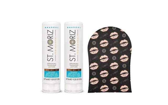St. Moriz Professional Gradual Tanning Lotion X2 Self Tanning Mitt