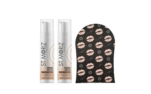 St. Moriz Professional Tanning Mousse Medium X2 Self Tanning Mitt