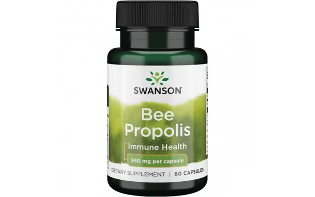 Swanson Bee Propolis Immune Health 550mg 60 Caps. product image