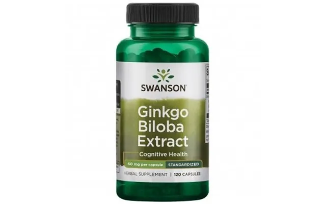 Swanson Ginkgo Biloba Extract Cognitive Health 60mg 120 Capsules product image