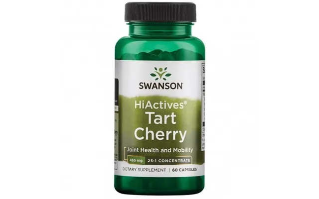 Swanson Hiactives Tart Cherry 465mg Joint Health And Mobility 60 Caps product image