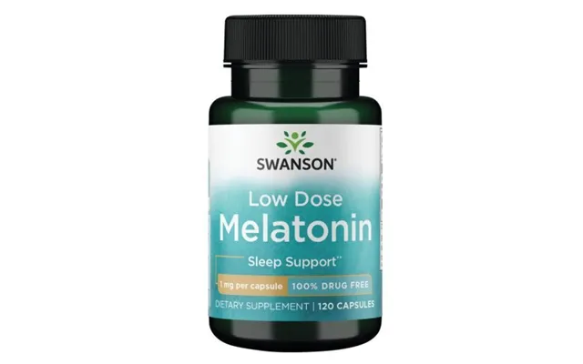 Swanson Low Dose Melatonin 1 Mg Food Supplement 120 Capsules product image