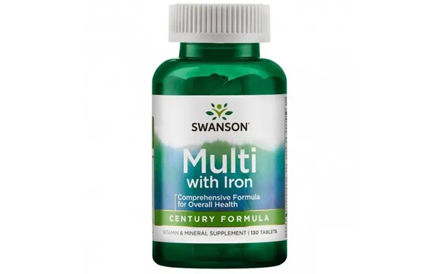 Swanson Multivitamin With Iron 130 Capsules product image