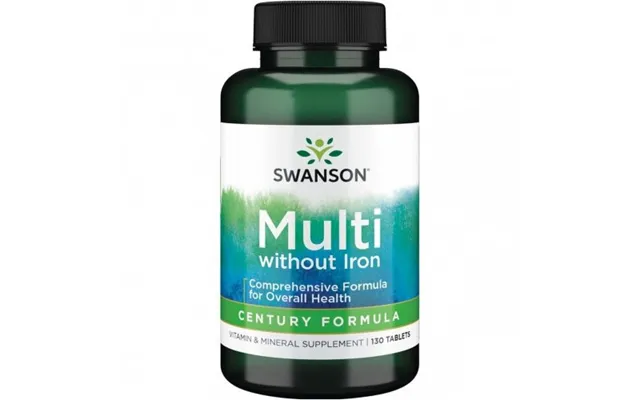 Swanson Multivitamin Without Iron 130 Capsules product image