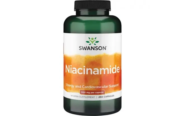 Swanson Niacinamide 500mg Energy And Cardiovascular Support 250 Caps product image