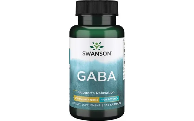 Swanson Swanson Gaba High Potency 500 Mg 100 Capsules