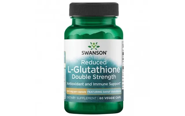 Swanson Swanson Reduced L-glutathione Double Strength Antioxidant And Immune Support 200mg 60 Caps