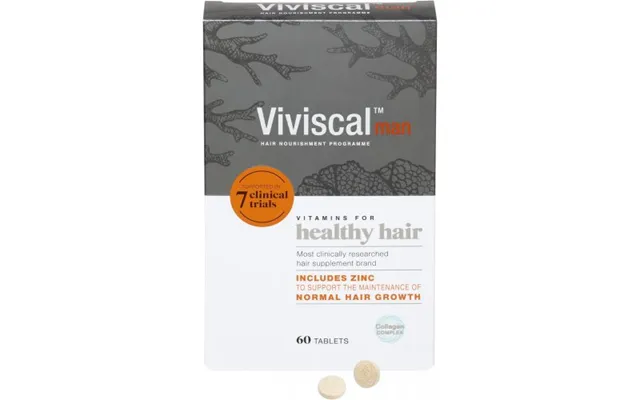 Viviscal Hair Growth Supplements For Men 60 Caps.