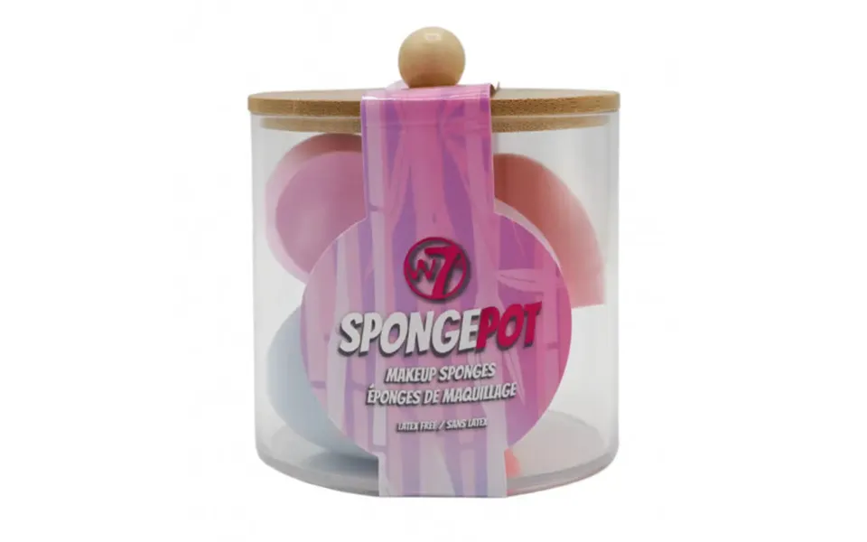 W7 Cosmetics Sponge Pot Make Up Sponges Set Gift Set