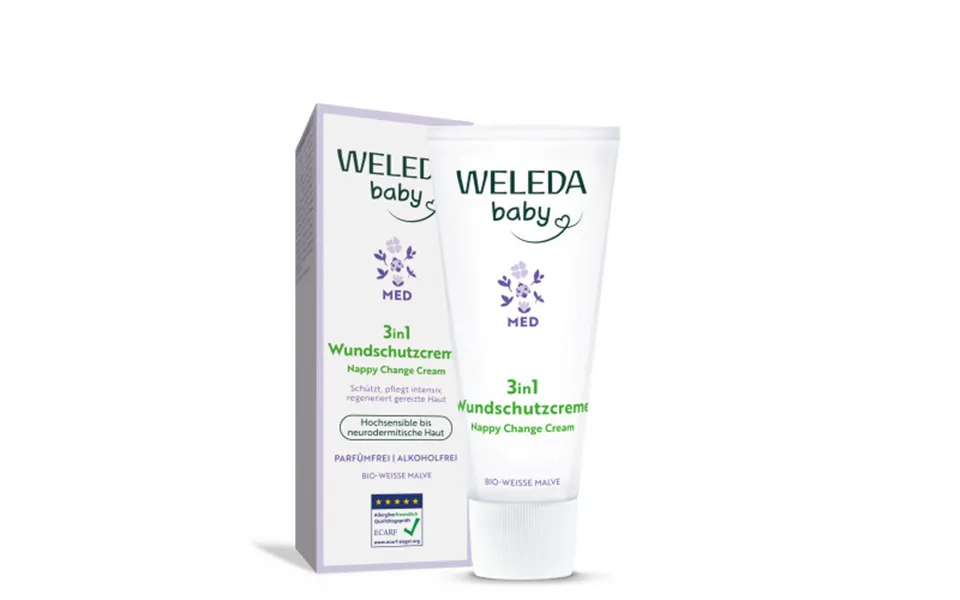 Weleda 3in1 Nappy Change Cream White Mallow 50ml