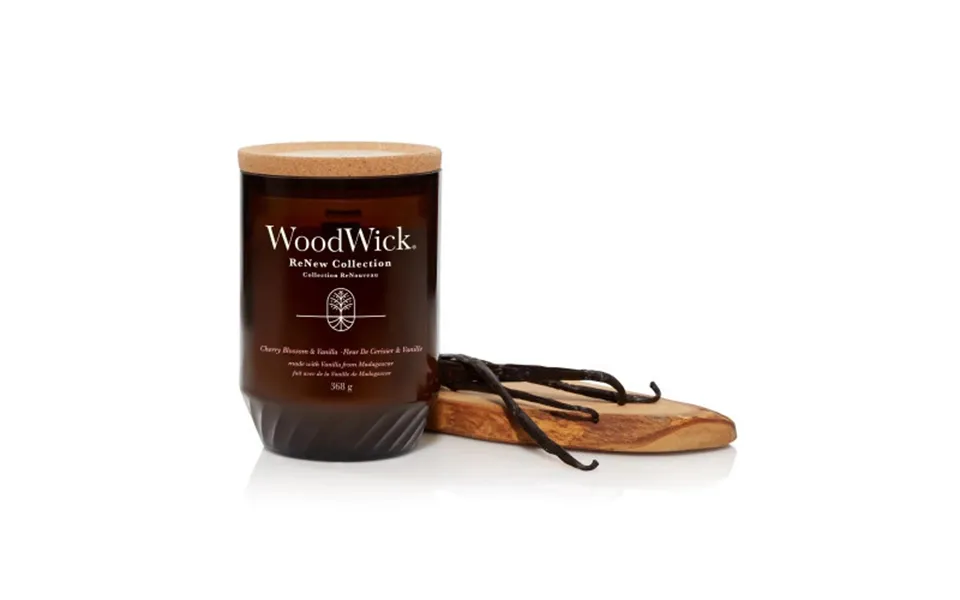 Woodwick Cherry Blossom & Vanilla Candle Large
