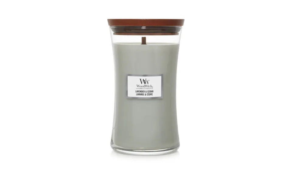 Woodwick Lavender & Cedar Candle Large Hourglass