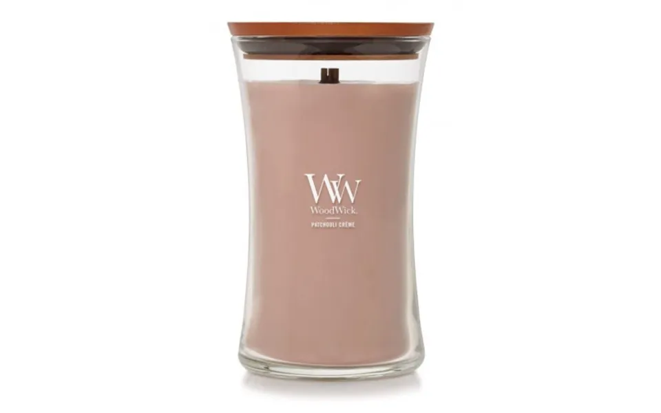 Woodwick Patchouli Creme Candle Large