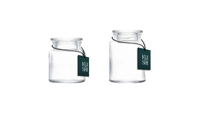 Clear Storage Jar Set
