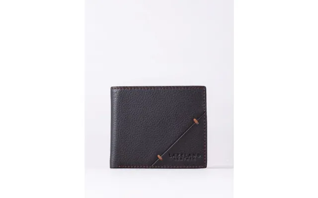Allerdale Leather Bi-fold Wallet In Dark Brown