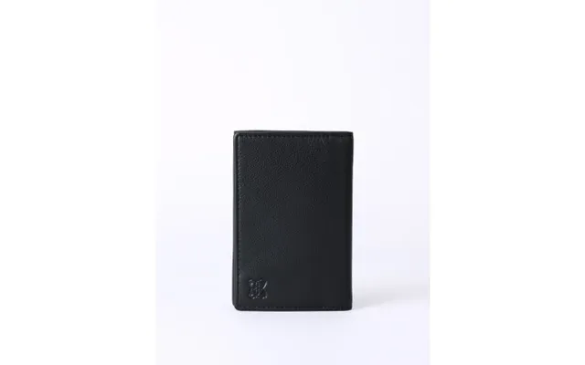 Bowston Tri-fold Leather Wallet In Black