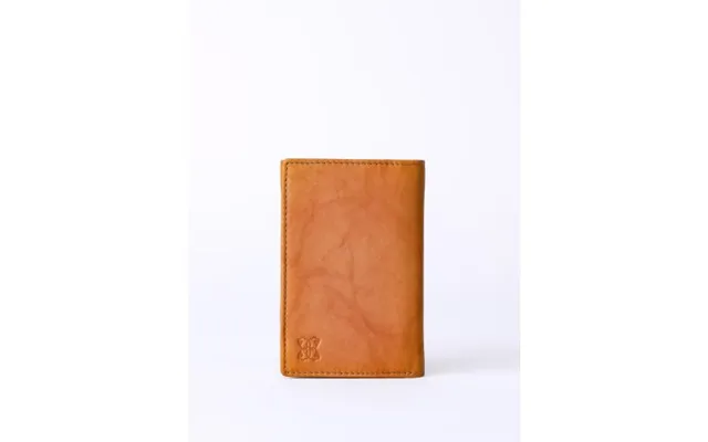 Bowston Tri-fold Leather Wallet In Cognac