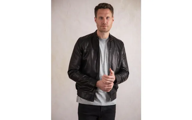 Cotehall Leather Jacket In Black