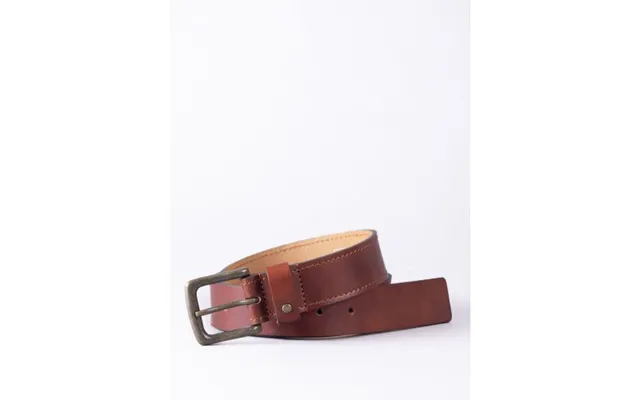 Eskin Leather Belt In Dark Tan