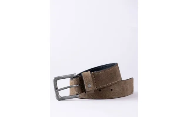 Eskin Suede Belt In Walnut