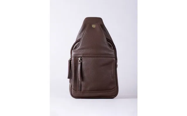 Explorer Leather Sling Bag In Brown