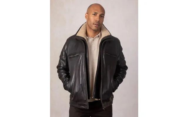 Gosforth Leather Coat In Brown