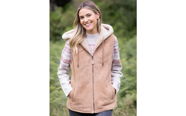 Grasmoor Shearling Hooded Gilet