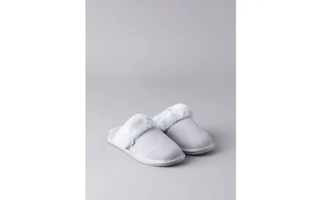 Ladies' Sheepskin Slider Slippers In Light Grey