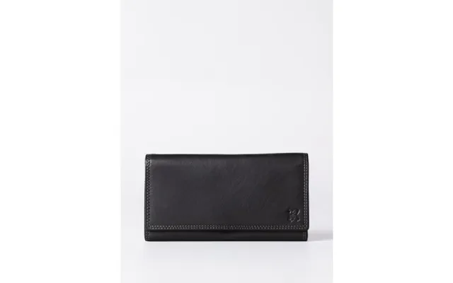 Large Leather Purse In Black