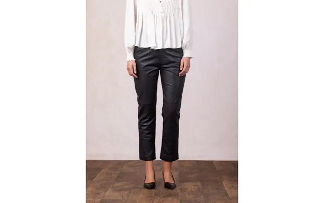 Leather Trousers In Black