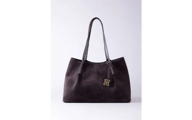 Mirehouse Suede Tote Bag In Chocolate Brown