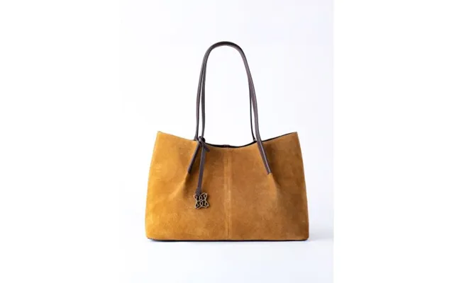 Mirehouse Suede Tote Bag In Cognac