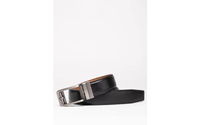 Rigg Leather Ratchet Belt In Black