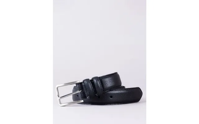 Storrs Leather Belt In Black