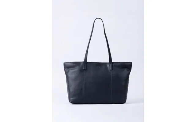 Torver Leather Tote Bag In Navy