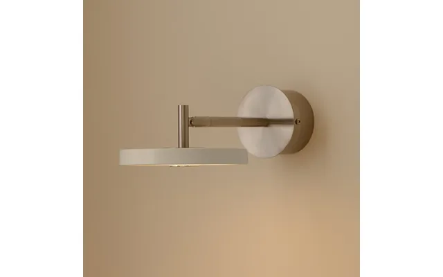 Asteria Short Led Wall Lamp, Grey, Steel, Hardwired - Umage