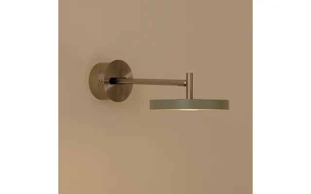 Asteria Short Led Wall Lamp, Olive, Steel, Hardwired - Umage