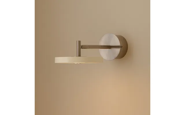 Asteria Short Led Wall Lamp, White, Steel, Hardwired - Umage
