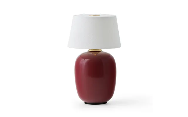 Audo Copenhagen - Torso Rechargeable Table Lamp, Red, 20 Cm, Usb Audo