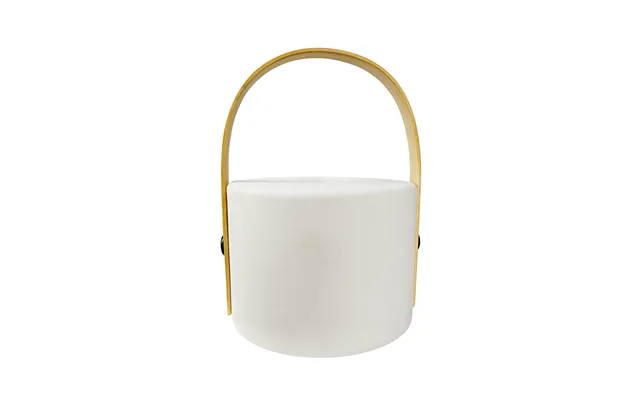 Carry Solar Cell Table Lamp, White Natural Dyberg Larsen - Patio
