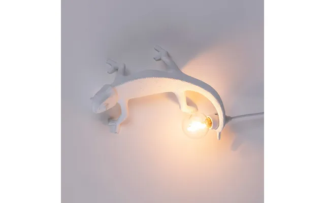 Chameleon Left-going Up Wall Lamp White Chameleon Lamp Going Up Seletti - Living Room product image