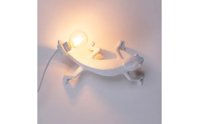 Chameleon Right-going Down Wall Lamp White Chameleon Lamp Going Down Seletti - Living Room product image
