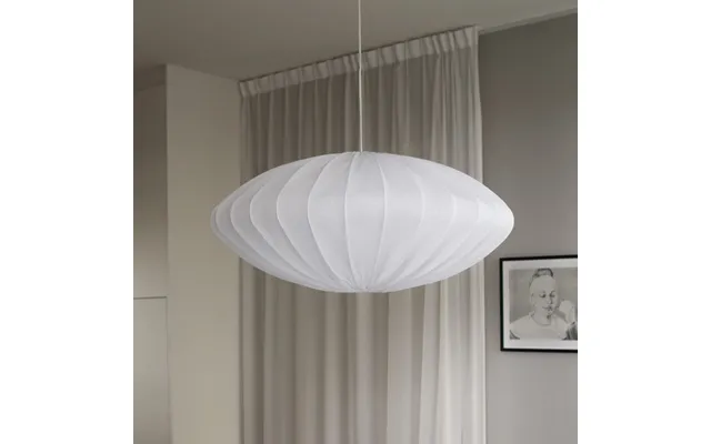 Ellipse Lampshade, White, Ø 80 Cm, Linen Watt & Veke Watt & Veke - Designer