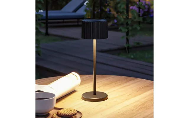 Else Solar Led Rechargeable Table Lamp, Black, Ip44 Paulmann - Living Room