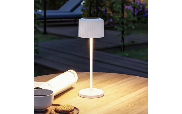 Else Solar Led Rechargeable Table Lamp, White, Ip44 Paulmann - Living Room