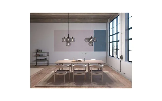 Gloria Pendant Ø67 Black Smoke Belid - Dining Room