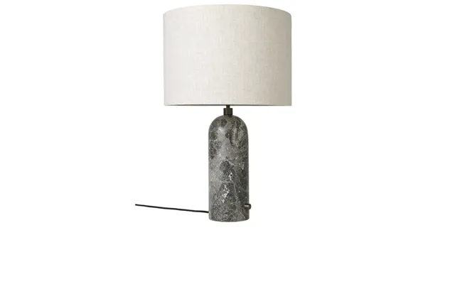 Gubi - Gravity Table Lamp Large Grey Marble Canvas