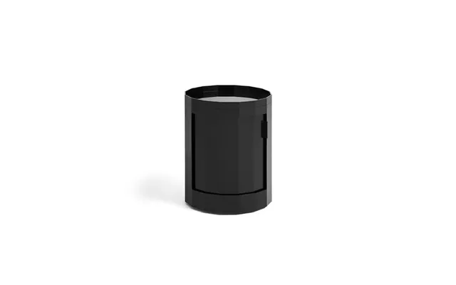 Hay - Facet Side Table, Anthracite, 49 Cm, Legs And Castors