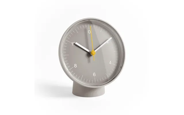 Hay - Table Clock Table Clock Grey Plastic Height 14 Cm