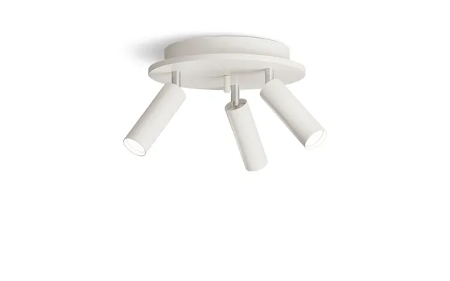 Herstal - Pipeline 3 Ceiling Lamp Round Matt White